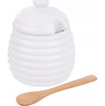 Nádoba na med Nádoba na med s porcelánovou lžičkou WHITELINE 340 ml