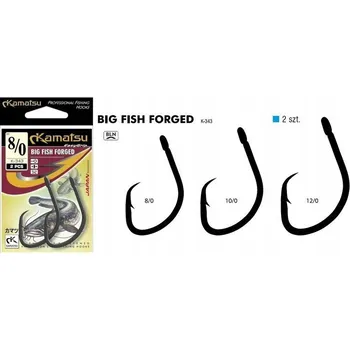 Rybářský háček Háčky na dno, s protihrotem Kamatsu Big Fish Forged 2 ks