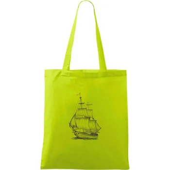 Galeona - Taška bavlněná - 42 x 38 cm ( Limetková )