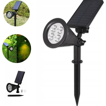Venkovní osvětlení SOLÁRNÍ ZAHRADNÍ LED LAMPA 0,8W REFLEKTOR ZAPICHOVACÍ