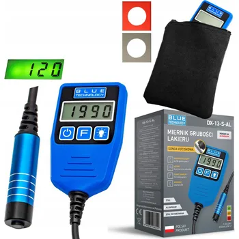 Měřič tloušťky laku Měřič tloušťky laku Blue Technology DX-13-S-AL
