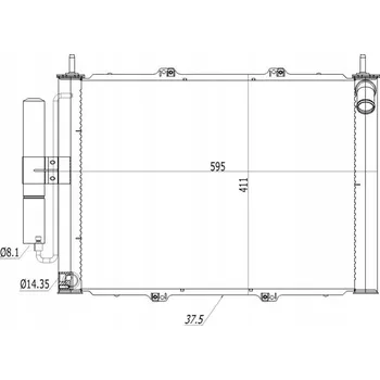 Výparník klimatizace Chladicí modul Hart 627 726