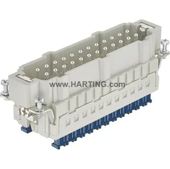 Elektrický konektor AVE VLOŽKA HAN 24ES PRESS CAGE CLAMP VIDLICE 24+PE 16A 0,14-2,5MM2 09330242648