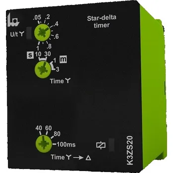 Relé TELE RELÉ ČASOVÉ K3ZS20 12-240V AC/DC HVĚZDA-TROJÚHELNÍK 2CO 12-240 V AC/DC 135300