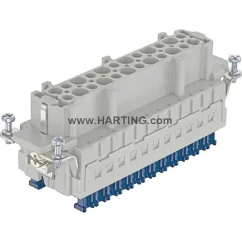 Elektrický konektor AVE VLOŽKA HAN 24ES PRESS CAGE CLAMP ZÁSUVKA 24+PE 16A 0,14-2,5MM2 09330242748