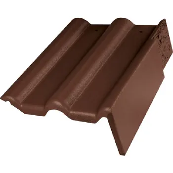 betonová krytina Taška krajní pravá BRAMAC Classic Protector Plus -tmavohnědá