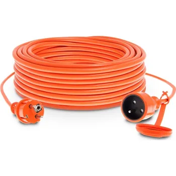 Elektrická zásuvka Prodlužovací přívod ELGOTECH PS-1010-5-1,5 30m 3x1,5mm PVC oranžová