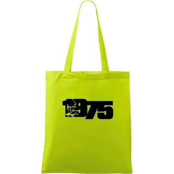 Husákovo dítě - 1975 - Taška bavlněná - 42 x 38 cm ( Limetková )