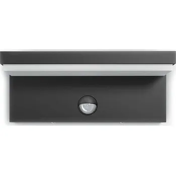 Nástěnné svítidlo ESM SVÍTIDLO LED PHIL 16484/93/P0 BUSTAN2X4,5W 1000LM 2700K, ČIDLO, VENK., HLINÍK, ANTRAC