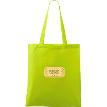 Nákupní taška Herecká legenda - Taška bavlněná - 42 x 38 cm ( Limetková )