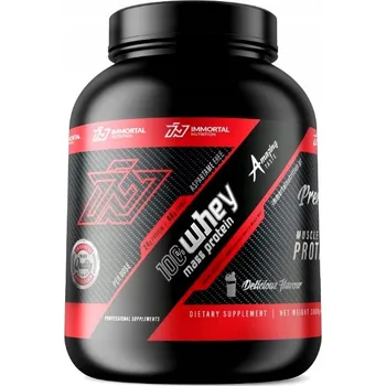 Protein Gainer v prášku s příchutí jahody Immortal Nutrition 3000 g