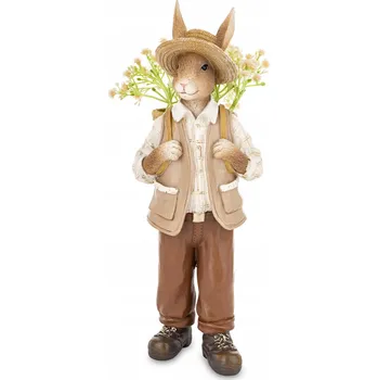 Velikonoční dekorace Velikonoční figurka plast zajíc 30 cm