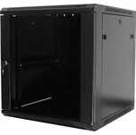 VAR LAN-TEC ROZVADĚČ DAT. WM.6609.B NÁST. 9U 600X600 ČERNÝ DV. SKLO SVAŘENÝ 1808-042