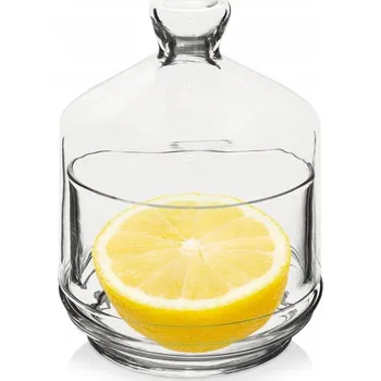 Dóza na potraviny Skleněná dóza na citron 9x12 cm