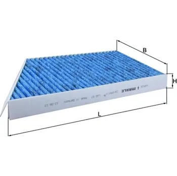 Ventilátor topení a klimatizace Kabinový filtr KNECHT LAO 57