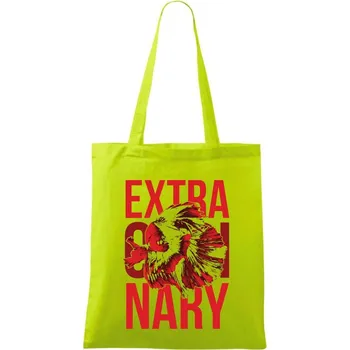 Fish extra - Taška bavlněná - 42 x 38 cm ( Limetková )