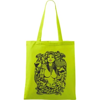 Party girl 75D - Taška bavlněná - 42 x 38 cm ( Limetková )
