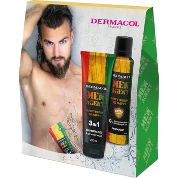 Kosmetika Dárková sada tělové péče Men Agent Happy