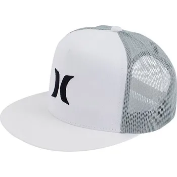 Kšiltovka kšiltovka Hurley Icon Solid Flat Trucker - White one size