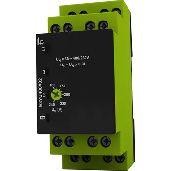 Relé TELE RELÉ HLÍDACÍ E3YU400V02 3F NAPĚTÍ 2P 1341403