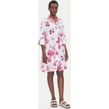 Dámské šaty Iconique Košilové šaty IC25-055 Bílá Relaxed Fit M