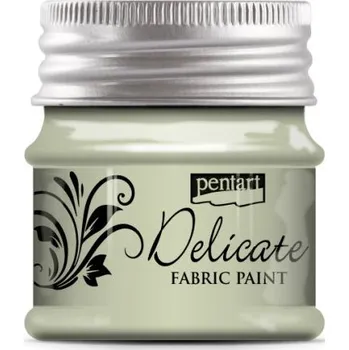 Speciální výtvarná barva Pentart Barva na textil delikátní PENTART 50 ml BÍLÉ ZLATO