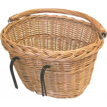 košík na kolo Koš BASIL Denver přední proutěný s háky