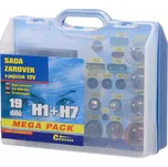 Compass žárovky 12V servisní box MEGA H1+H7+pojistky