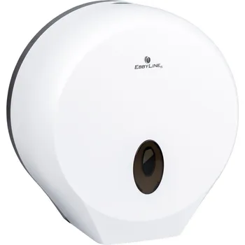 Zásobník na toaletní papír Jumbo 19-24cm, bílý, EbbyLine (EBL8002A)