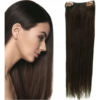 Paruka Příčesek dlouhý přírodní tmavě hnědý MODERN-HAIR