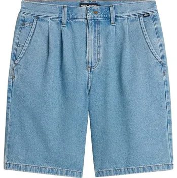 Pánské kraťasy kraťasy Vans Authentic Chino Loose Pleated Denim - Stonewash/Blue 34