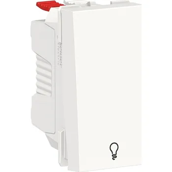 vypínač SCHN UNICA N SPÍNAČ Č.1/0 SYMBOL SVĚTLO 1M BÍLÉ NU310618L