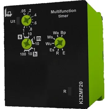 Relé TELE RELÉ ČASOVÉ K3ZMF20 24V AC/DC 110-240V AC MULTIFUNKCE 7 FUNKCÍ 1CO A 1 NO 135600