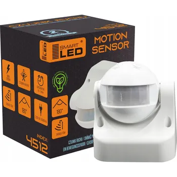 Pohybové čidlo SNÍMAČ POHYBU PIR SPÍNAČ 180ST IP44