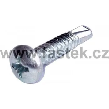 Šroub Šroub TEX samovrtný do plechu se zapuštěnou hlavou FASTEK DIN 7504 P 3,9x19, zápustný, ocel, bílý zinek 9T13919-2