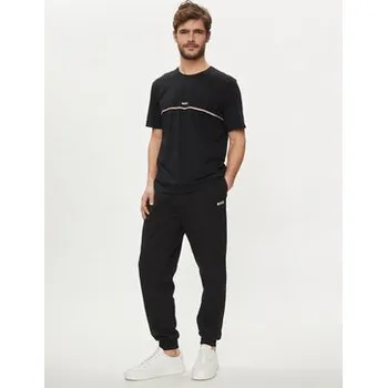 Pánská móda Boss T-Shirt Unique 50515395 Černá Regular Fit XXL