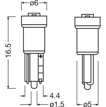Povinná bezpečnostní výbava Žárovka, osvětlení přístrojů ams-OSRAM 2723DWP-2BL