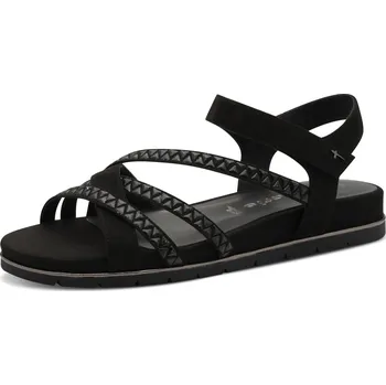 Dámské sandále DÁMSKÉ SANDÁLY TAMARIS 1-28152-44 001 ČERNÁ Barva: Černá, Velikost: 42