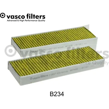 Ventilátor topení a klimatizace Kabinový filtr VASCO B234