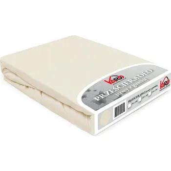 Prostěradlo Prostěradlo jersey s gumou 120x200 ecru Constance KARO