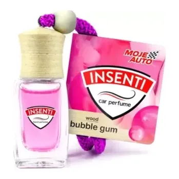 MOJE AUTO INSENTI WOOD BUBBLE GUM - Závěsná vůně žvýkačka 8ml