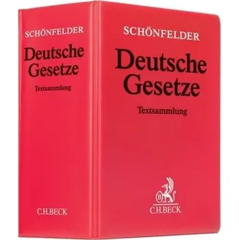 Schönfelder Deutsche Gesetze, Grundwerk ohne Fortsetzung - Schönfelder, Heinrich