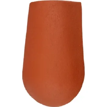 betonová krytina KM BETA Hřebenáč koncový KMB Elegant -cihlová