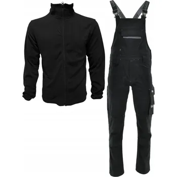 Pracovní obuv ELASTICKÉ PRACOVNÍ kalhoty s laclem STRETCH tenká MIKINA BOZP 48