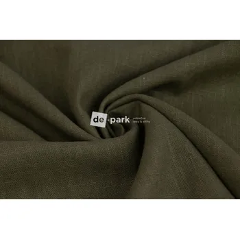 Ramie len - khaki
