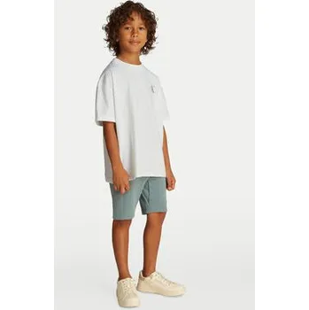 Oblečení a móda Calvin Klein Jeans T-Shirt Miami IB0IB02449 Bílá Relaxed Fit 16Y