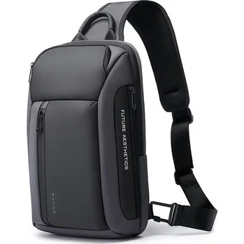 BANGE elegantní batoh přes rameno Torkel Šedý 8L Bange 97k-cube