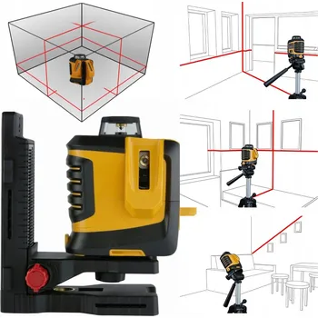 Měřící laser Křížový laser 3.2 Laser 360 horizontálně 2 vertikální linie LAMIGO Samonivelační laser
