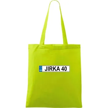 SPZ Jirka 40 - Taška bavlněná - 42 x 38 cm ( Limetková )