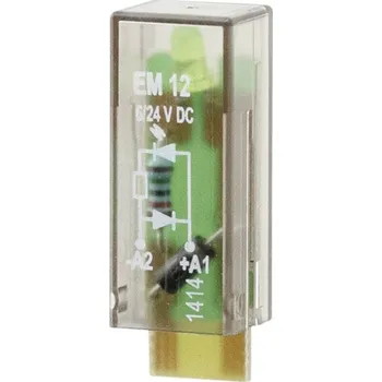 Relé TELE MODUL EM 12 ZEL. LED + DIODA 6 - 24 V DC +A1 K PATICI RSS 214 180309